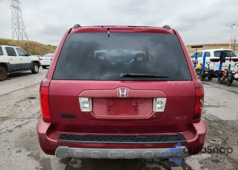 2003 Honda Pilot Exl из США, поврежденный, VIN 2HKYF18553H619627
